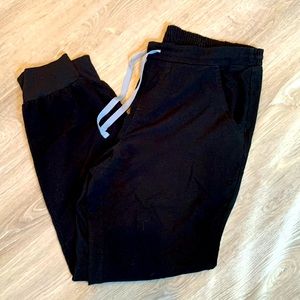 Figs Scrub Pants Jogger Black Size Large